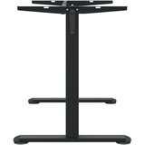  Samostojeći okvir za stol crni (94-135)x60x(70-114) cm čelični | shoptok.hr