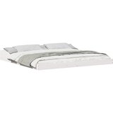  Krevetna konstrukcija Bijelo 200 x 220 cm Čvrsto borovo drvo | shoptok.hr