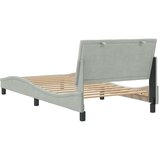  Okvir kreveta bez madraca Hanko svjetlosivi 100x200 cm baršunasti | Eponuda.com