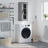 The Living Store Stenska omarica betonsko siva 34,5x34x90 cm - Stenska Omarica, (21435169) | Shoptok.si