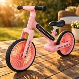 Trike Fix Glow dječji balans bicikl s LED rasvjetom, ružičasti | shoptok.hr