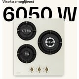Klarstein Victoria plinska kuhalna plošča | 3 aluminijasti gorilniki | združljiva z zemeljskim plinom in utekočinjenim naftnim plinom | 6050 W | 45 cm | Shoptok.si