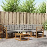 Set vanjskih sofa 6 kom. Prirodna i svijetlo siva | shoptok.hr