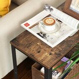  Pomoćni stolić ELDUR braon/crna | Eponuda.com