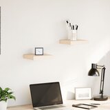  Plutajuće police 2 kom 23 x 23,5 x 4 cm od konstruiranog drva | shoptok.hr