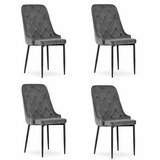 Brandless Stol CAPRI - siv x 4, (22030501) Cene