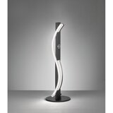 Fischer & Honsel Crna metalna LED stolna lampa s mogućnosti zatamnjivanja (visina 40,5 cm) Bridge – | shoptok.hr