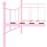 vidaXL Okvir za dnevni ležaj ružičasti metalni 90 x 200 cm | shoptok.hr