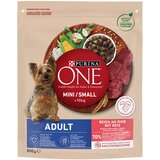 Purina ONE Mini Adult govedina & riž - Varčno pakiranje: 5 x 800 g | shoptok.hr