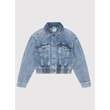 United Colors Of Benetton Jeans jakna 2UGJCN00A Modra Regular Fit | Shoptok.si