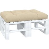  Jastuk za palete bež 120 x 80 x 12 cm od tkanine | shoptok.hr