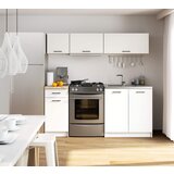 AKORD KITCHEN FURNITURE SET OLIVIA G1 1.8M BELE, (21702855) | Shoptok.si