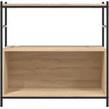  Regal za knjige boja hrasta 80 x 30 x 78,5 cm od drva i željeza | shoptok.hr
