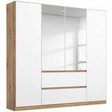 Rauch Möbel omara s klasičnimi vrati, srebrne barve, bela, hrast artisan | Shoptok.si