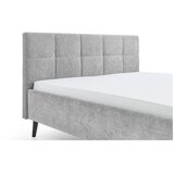 Meise M&amp;ouml;bel Sivi tapecirani bračni krevet bez podnice 180x200 cm Nova &amp;ndash; Slike