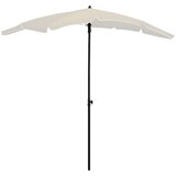  Vrtni suncobran sa stupom 200 x 130 cm boja pijeska | shoptok.hr