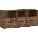 TV omarica Dimljen hrast 102 x 34,5 x 47 cm Inženirski les, (5000210190) | Shoptok.si