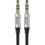 Baseus Yiven Audio Cable mini jack 3,5mm AUX, 1m (črna+srebrna), (20628351) Cene