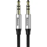 Yiven Audio Cable mini jack 3,5mm AUX, 1m (črna+srebrna), (20628351)