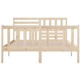  Posteljni okvir iz trdnega lesa 150x200 cm 5FT, (20643156) | Shoptok.si
