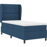 Box Spring Krevet s Madracem Plavi 90x200 cm Tkanina | shoptok.hr