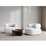 Micadoni Home Bijela fotelja od bouclé tkanine Jenny – | shoptok.hr