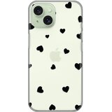 Torbica silikonska print skin za iphone 15 6.1 hearts