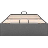  Okvir za krevet bez madraca tamnosivi 90x200 cm od tkanine | shoptok.hr