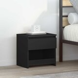  Noćni ormarići 2 kom crni 40 x 30 x 39 cm konstruirano drvo | Eponuda.ba