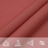 vidaXL Senčno jadro oksford blago trikotno 2,5x2,5x3,5 m terakota | Shoptok.si