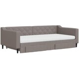  Dnevni krevet na razvlačenje smeđesivi 100 x 200 cm od tkanine | shoptok.hr
