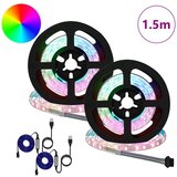  LED traka S LED lampica 4 pcs Crna i prozirna 75 x 0 8 x 0 3 cm | shoptok.hr