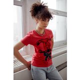 Fasardi Women's T-shirt with coral application Cene