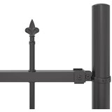  Vrtna Ograda 3 pcs Siva 170 x 165 cm Čelik s prahom premazan | shoptok.hr