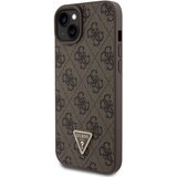 Guess Torbica Guess Hc PU Leather 4G Triangle Strass za iPhone 15 6.1 braon (GUHCP15SP4TDPW) | ePonuda.com