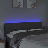  Posteljno vzglavje temno sivo 144x5x78/88 cm blago, (20792899) | Shoptok.si