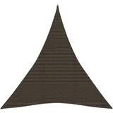  Senčno jadro 160 g/m² rjavo 5x7x7 m HDPE, (20965615)