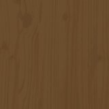 vidaXL Ležalnik medeno rjav 199,5x60x74 cm trdna borovina | Shoptok.si