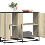 vidaXL Komoda sonoma hrast 94x35x76 cm inženirski les Cene