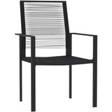  7-dijelni vrtni blagovaonski set crni | shoptok.hr