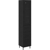  Highboard Crni hrast 34,5 x 34 x 180 cm Konstruirano drvo | shoptok.hr