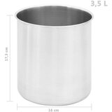 vidaXL Dozirnik za omako nerjaveče jeklo 3,5 L | Shoptok.si