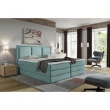 MID.YOU POSTELJA BOXSPRING 200 cm x 220 cm , tekstil turkizna | Shoptok.si
