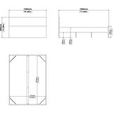 Tvilum Črna zakonska postelja 140x190 cm Naia – | Shoptok.si