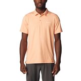 Columbia Majice s kratkimi rokavi Tech Trail Polo Oranžna Cene