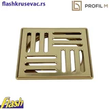 Podna rešetka ZLATNA 15x15 - PROFIL M - PMSQ-150BG