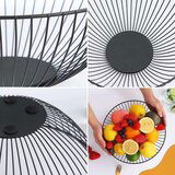 Posuda za Voće Confortime Crna Metal 24 5 x 24 5 x 10 cm (12 kom.) | shoptok.hr