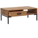 vidaXL Stolić za kavu 90 x 50 x 35 cm od masivne borovine | shoptok.hr