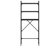 Polica za perilicu rublja crne 67x25x163 cm drvena | shoptok.hr
