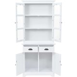 vidaXL Velška komoda s 4 vrata od MDF-a i borovine 80 x 40 x 180 cm | shoptok.hr